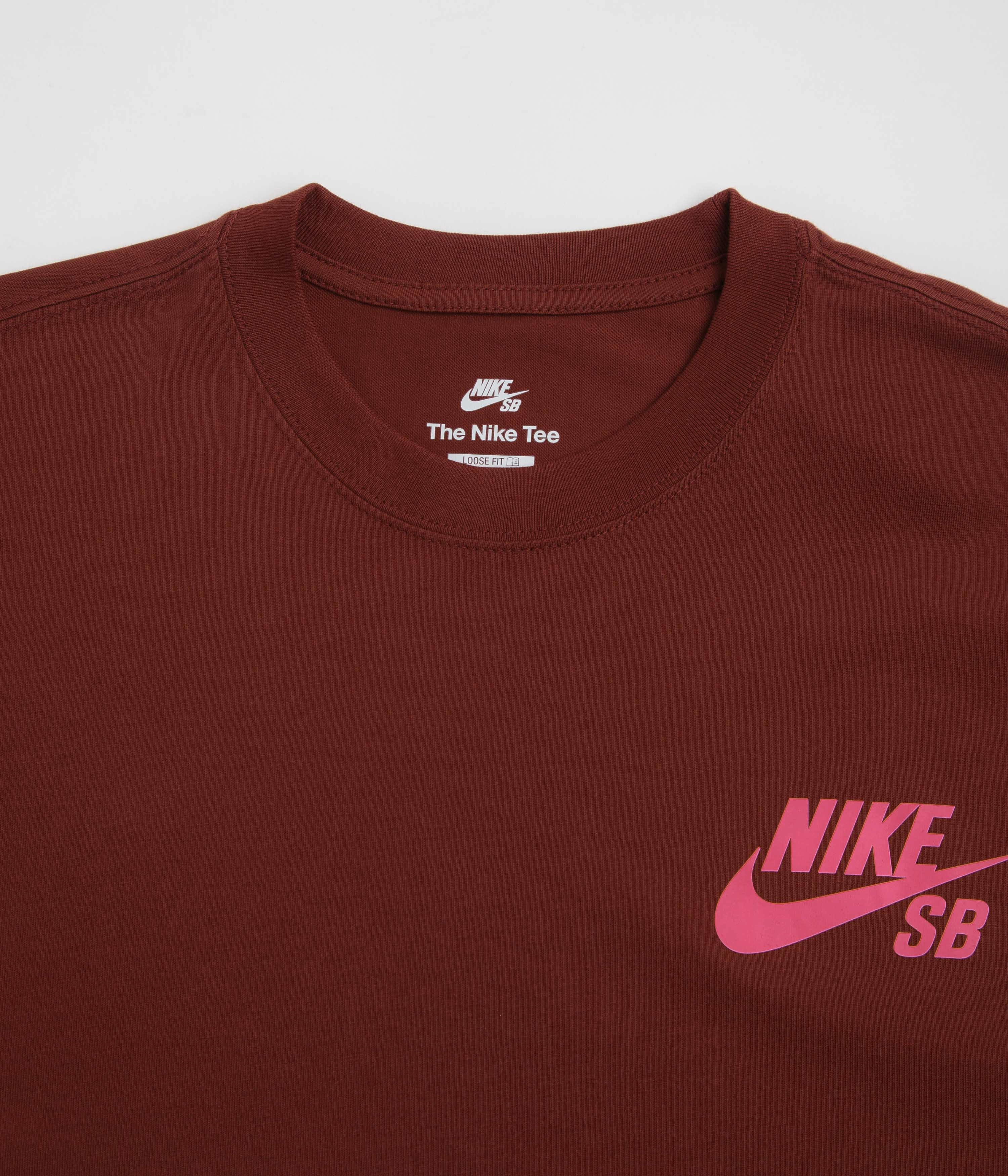 Nike SB Logo T-Shirt - Dark Team Red graduation
