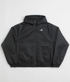 Lose Weatherproof Gear Nike SB Swoosh Grill Jacket - Black / Black / White