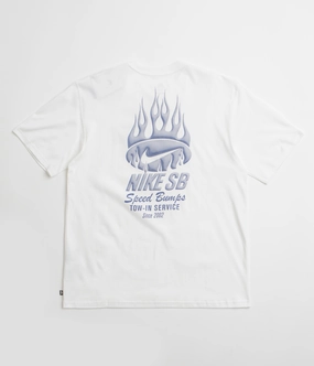 Nike SB Tow T-Shirt - White ruching tent venue
