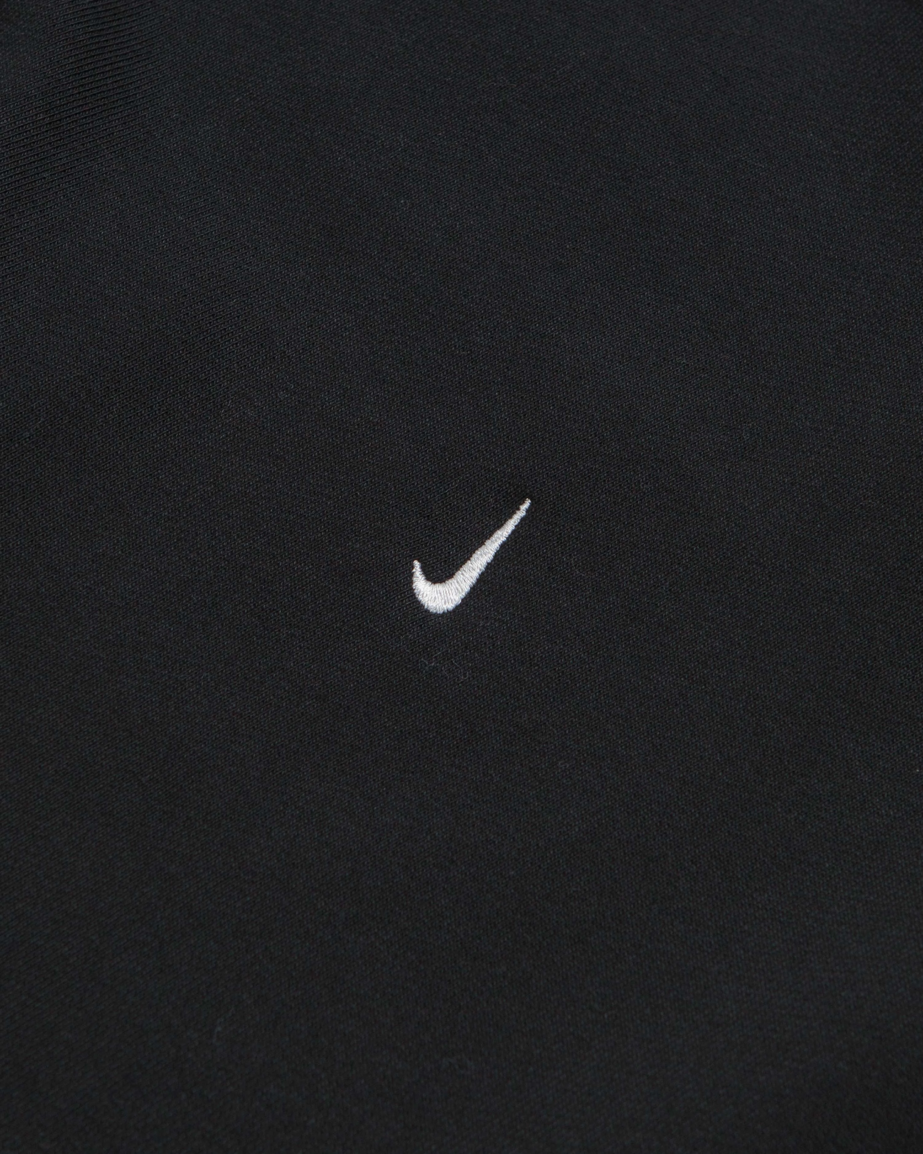 sock accents Casual Essentials Nike Solo Swoosh Crewneck Sweatshirt - Black / White / White