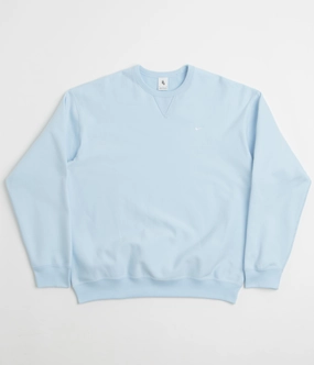 product value for money Street Essential Nike Solo Swoosh Crewneck Sweatshirt - Celestine Blue / White
