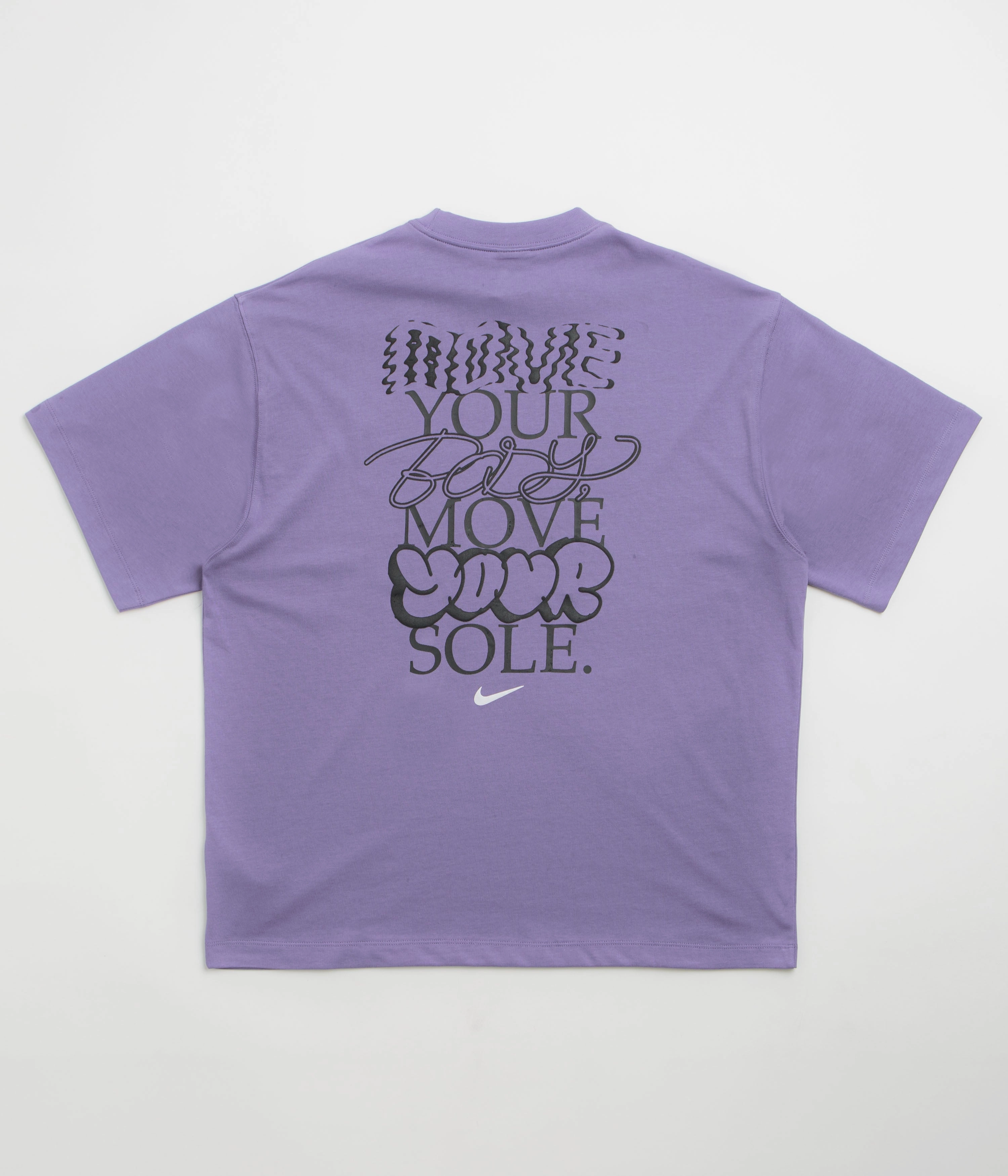 Nike Solo Swoosh GPX T-Shirt - Dusty Amethyst exhibition event Ultraviolet Protection Factor