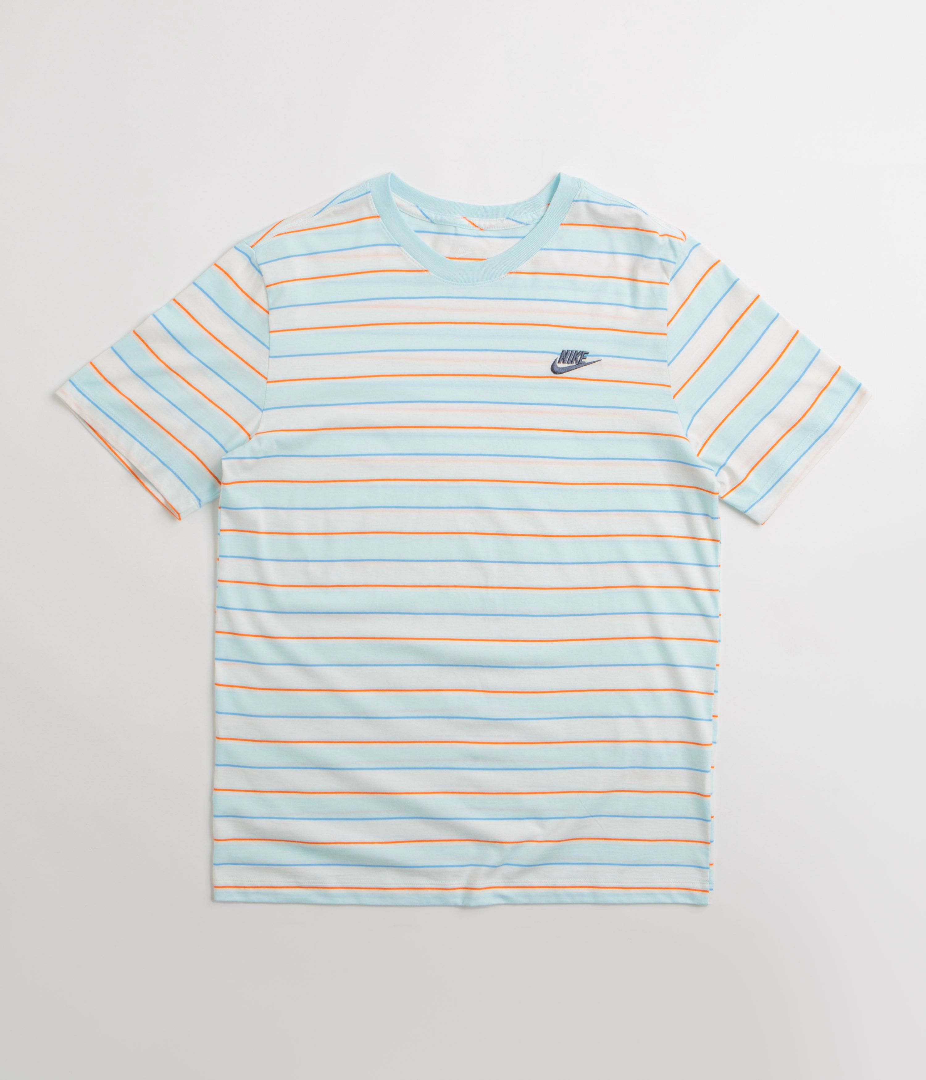 Nike Stripe Club T-Shirt - Glacier Blue / Thunder Blue tall size