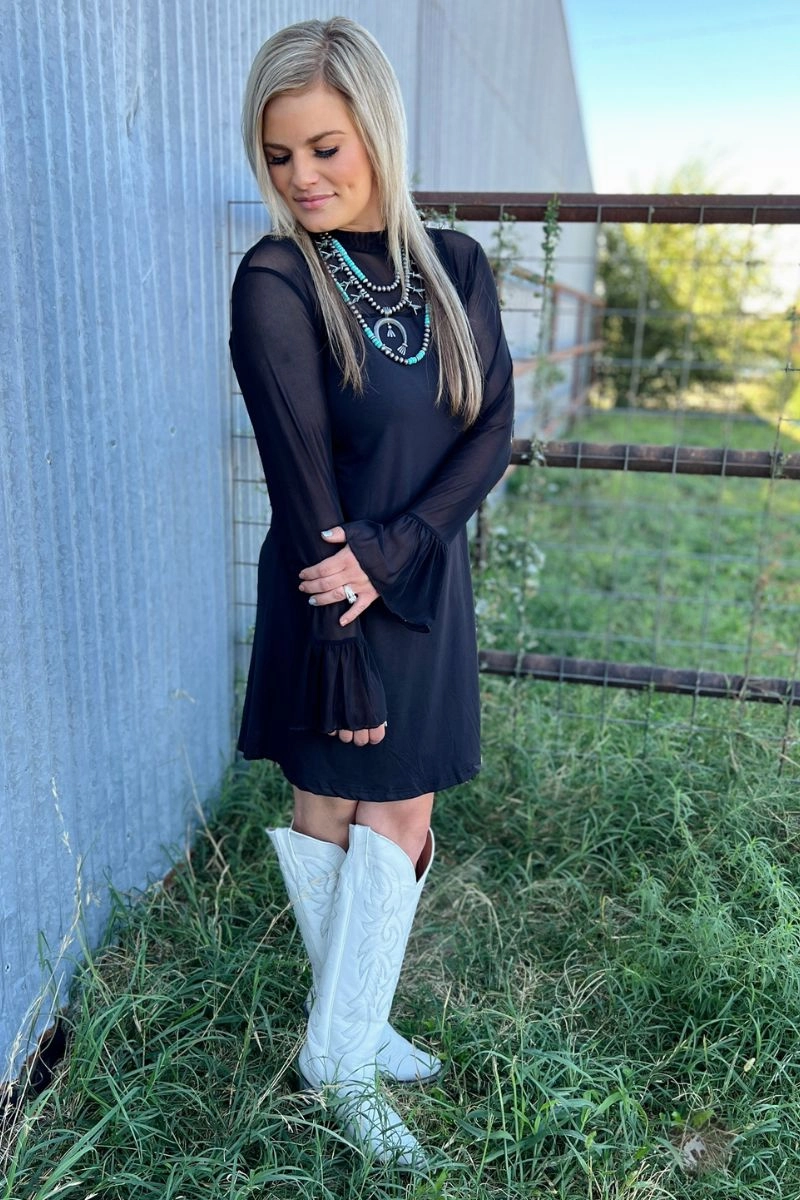 Urban Chic Nine Lives Black Dress