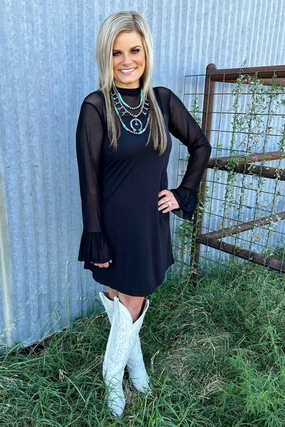 Art Event Summer-Season Nine Lives Black Dress