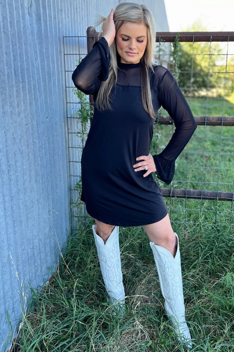 Nine Lives Black Dress Holiday Wear