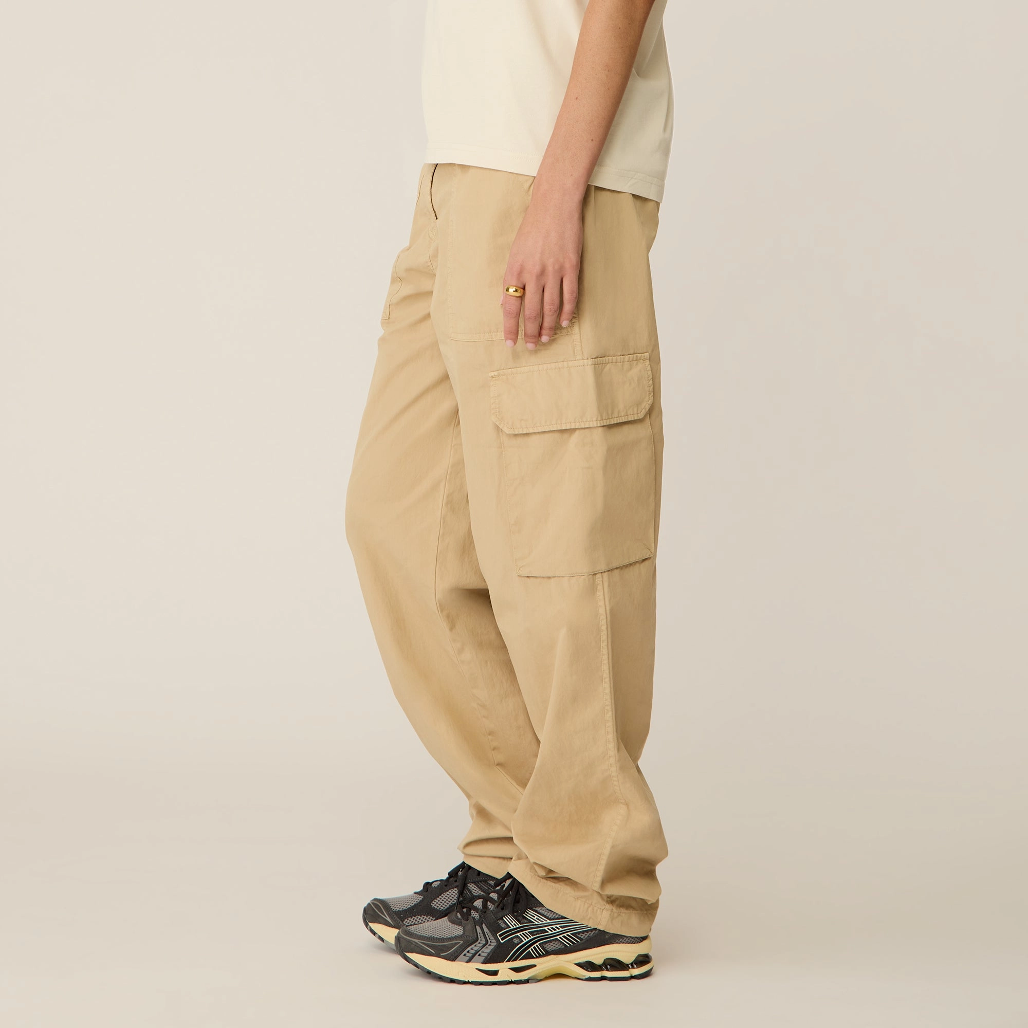 Casual Wear Kith Women Evans Cotton Nylon Utility Pant - Canvas