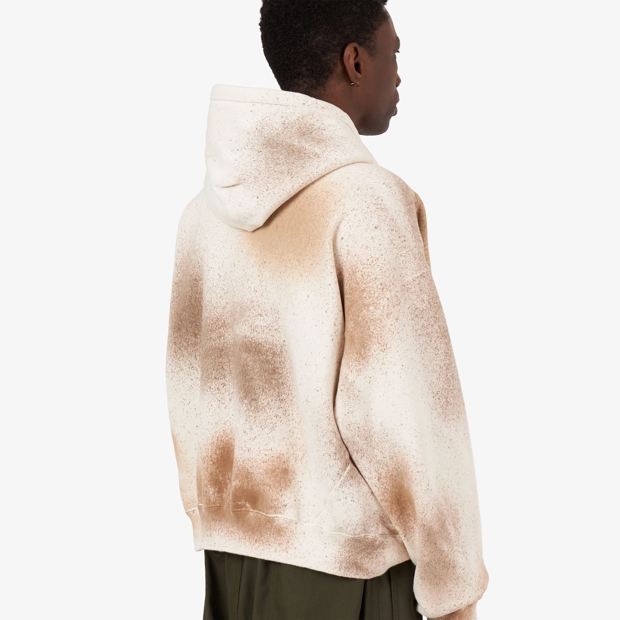 NOMA t.d. Hand Dyed Twist Pullover Hoodie / Multi Soft Feel Versatile Design