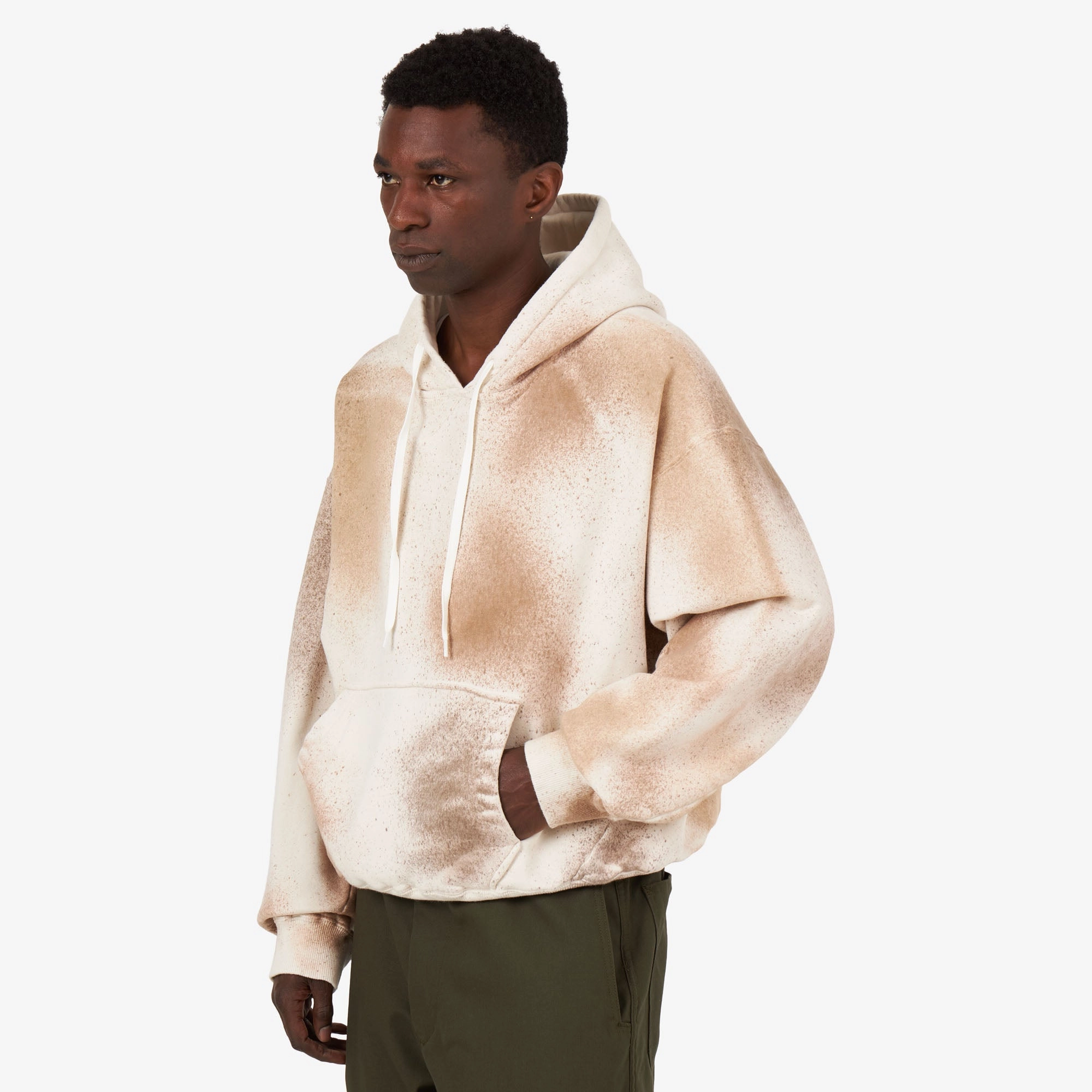 Soft Layer NOMA t.d. Hand Dyed Twist Pullover Hoodie / Multi