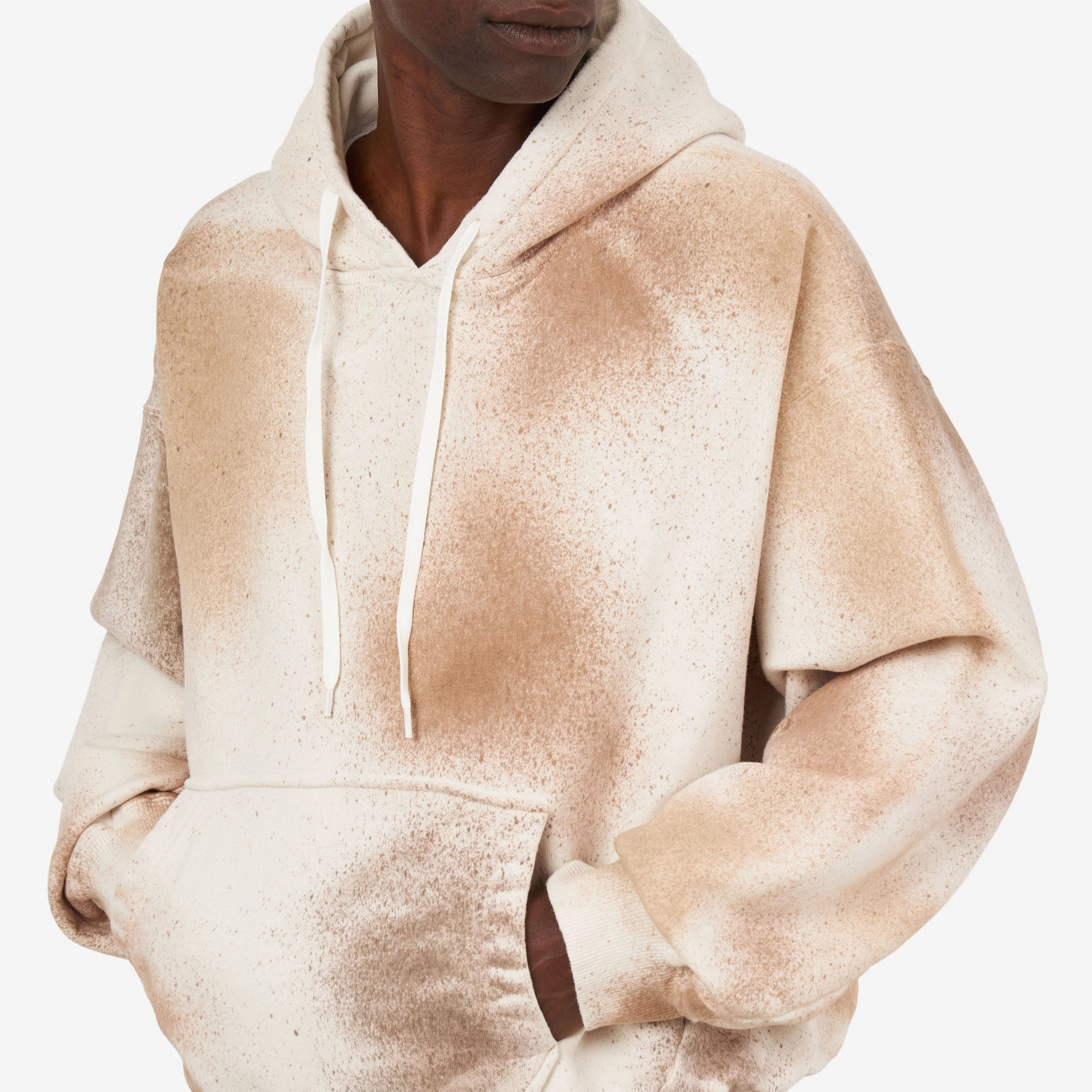 right for hot weather NOMA t.d. Hand Dyed Twist Pullover Hoodie / Multi