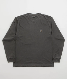 Skiing Carhartt Vista Long Sleeve T-Shirt - Graphite
