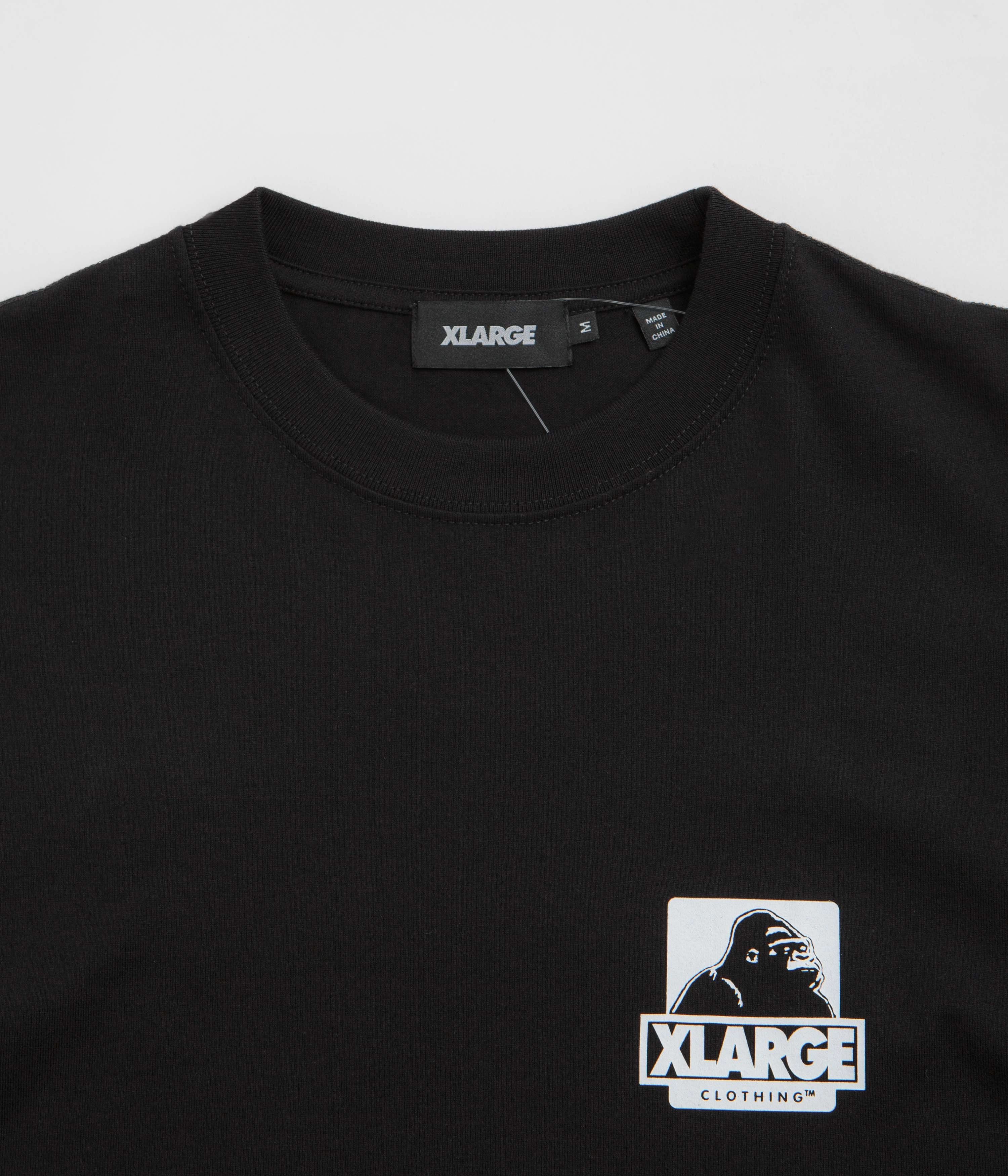 Colorful choice XLarge Backside OG T-Shirt - Black / Black