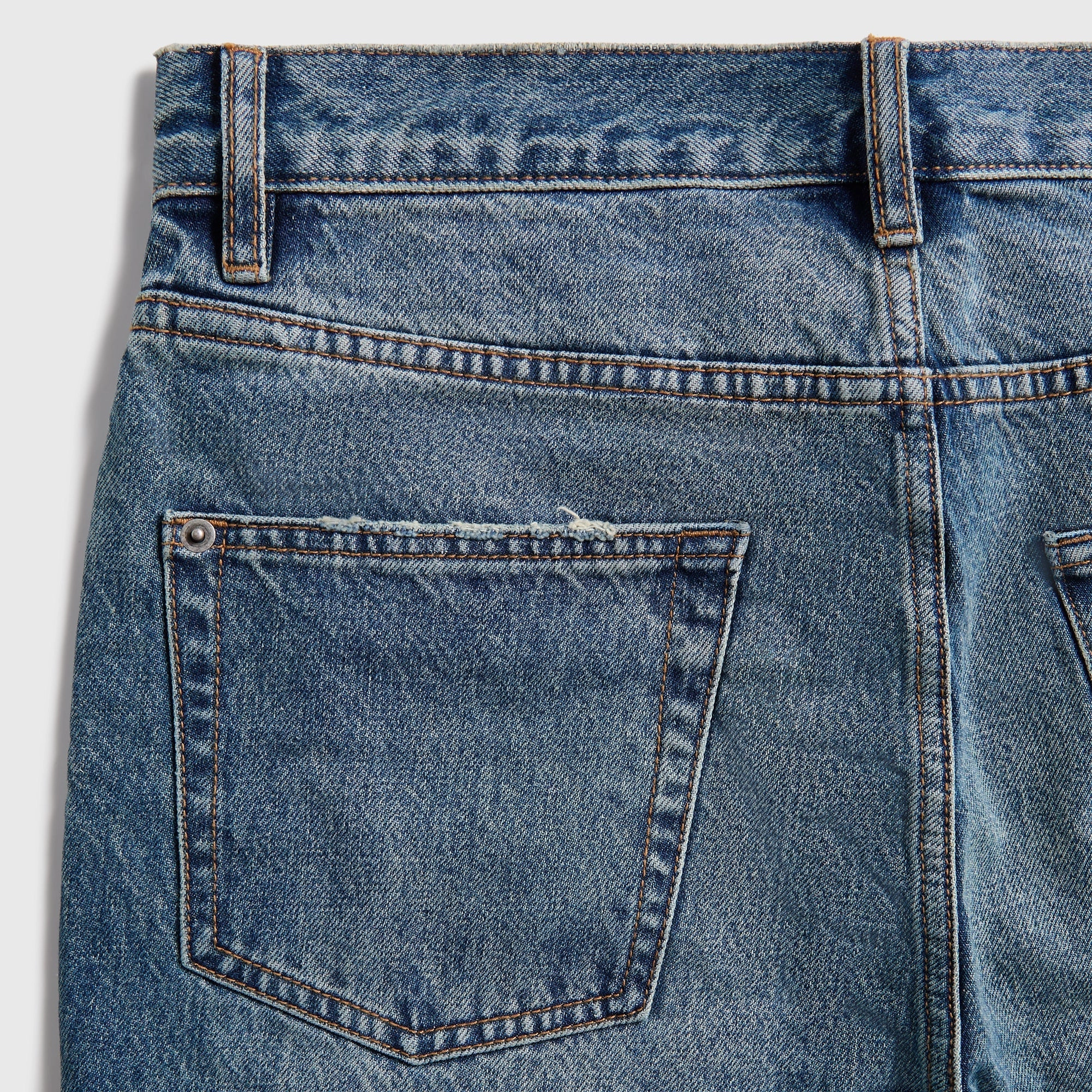 Ksubi Anti K Texas Jeans - Blue Denim WindproofLayer PermeableCloth