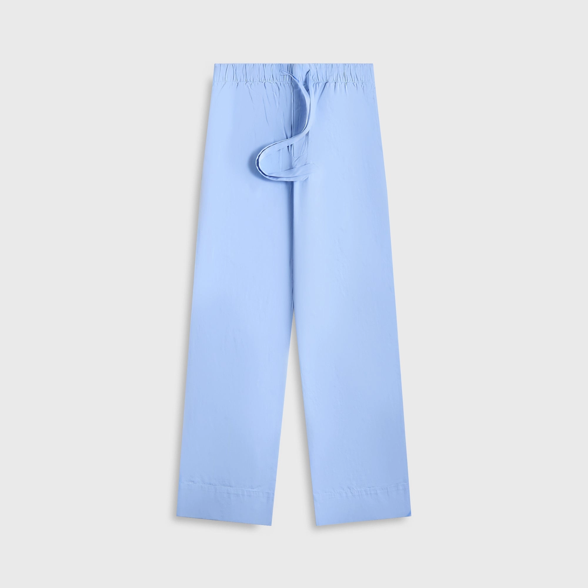 Back pockets Tekla Poplin Pyjama Pant - Solid Cornflower Blue