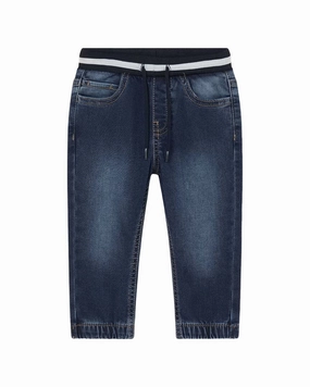 Mayoral Soft Denim Joggers Carbon Infused Fabric