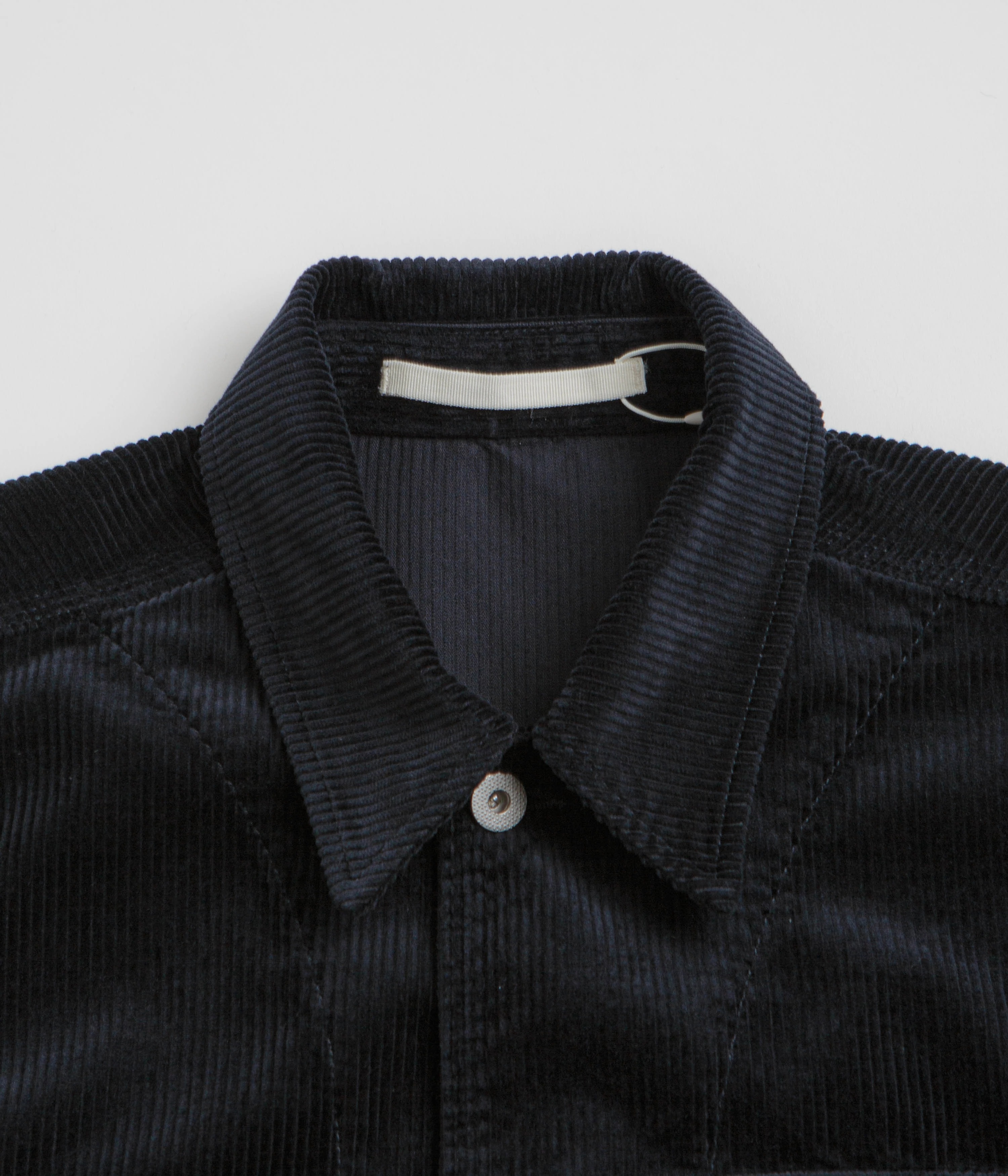 Warm Protection Norse Projects Folke Wide Corduroy Chore Jacket - Dark Navy