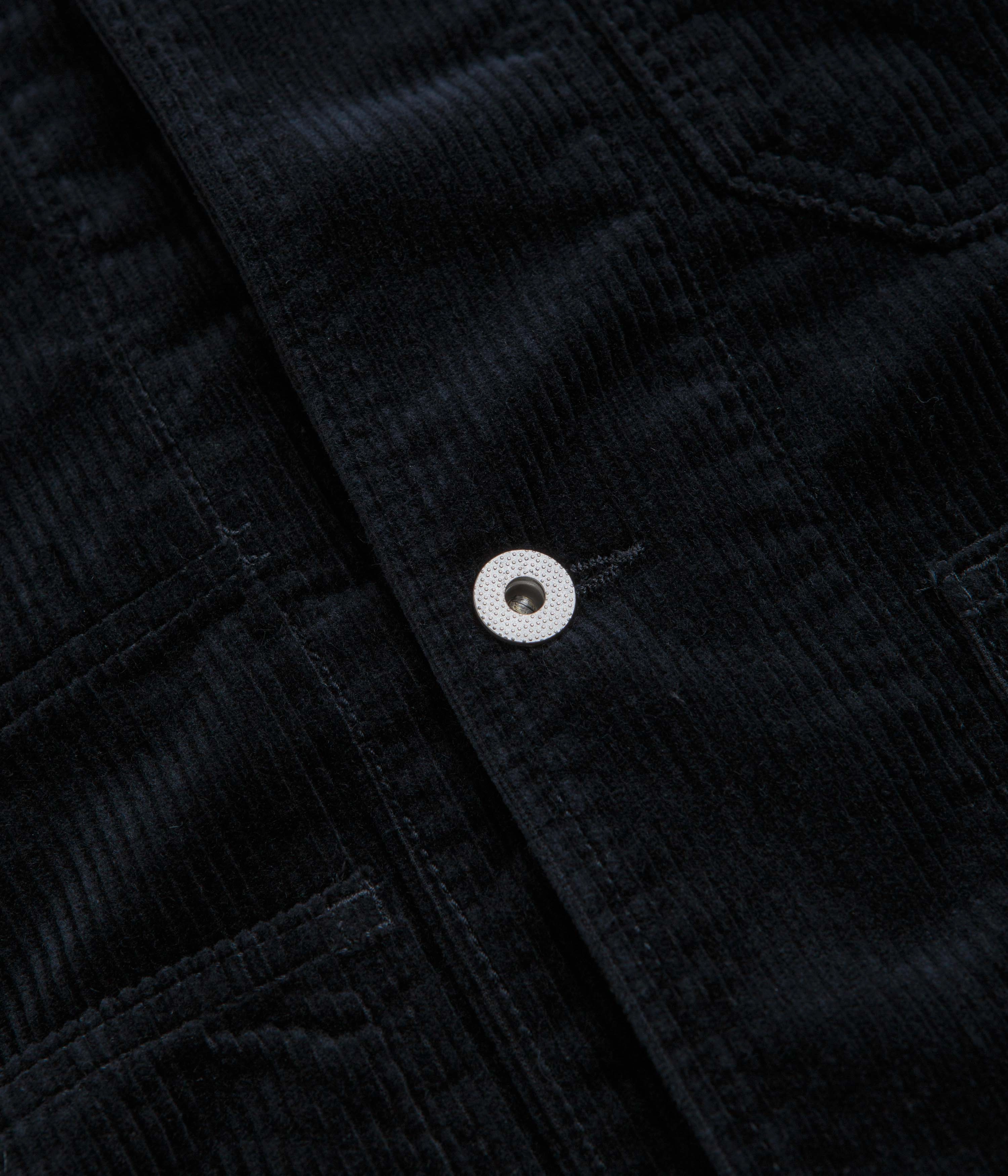 Norse Projects Folke Wide Corduroy Chore Jacket - Dark Navy painters