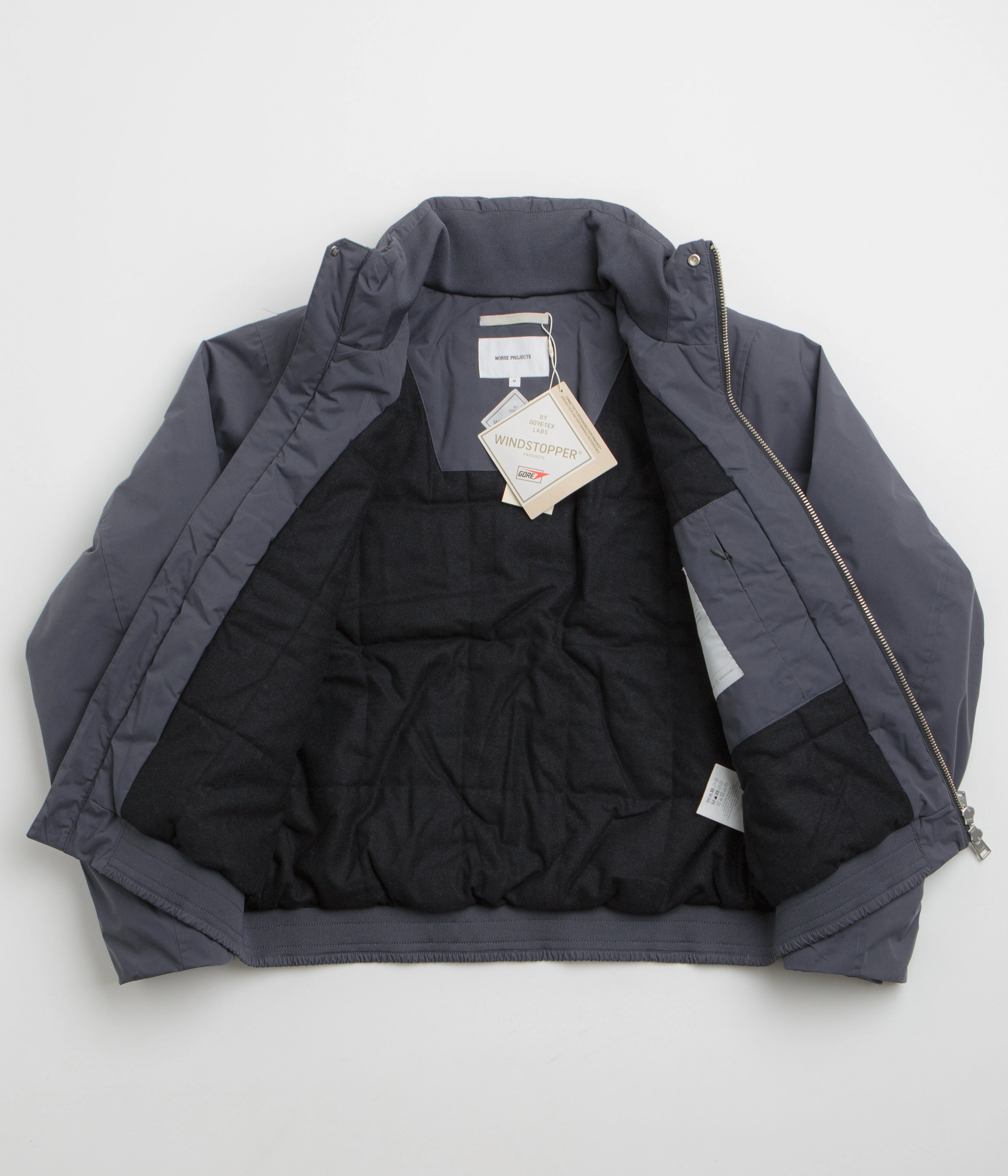 Norse Projects Kastrup Gore-Tex Bomber Jacket - Graphite Urban Trek Relationship
