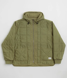 Utility Fit Altruism Norse Projects Military Hooded Liner Jacket - Moss Green