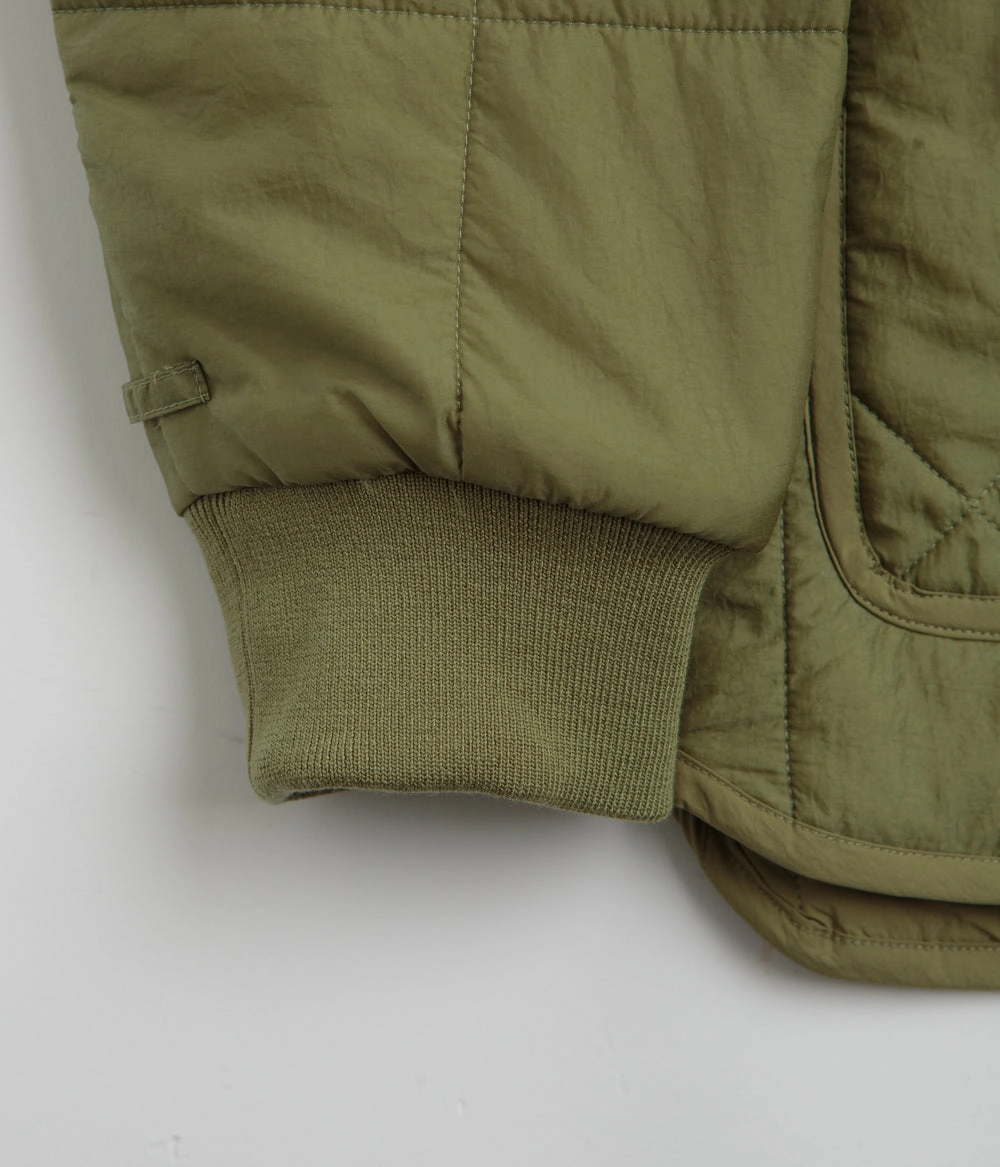 type work event Norse Projects Military Hooded Liner Jacket - Moss Green