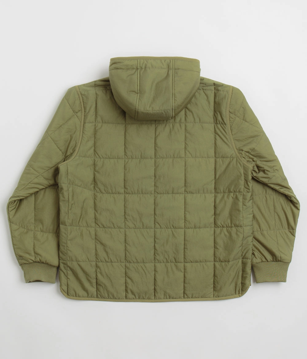 Norse Projects Military Hooded Liner Jacket - Moss Green LowProfile Seam Design
