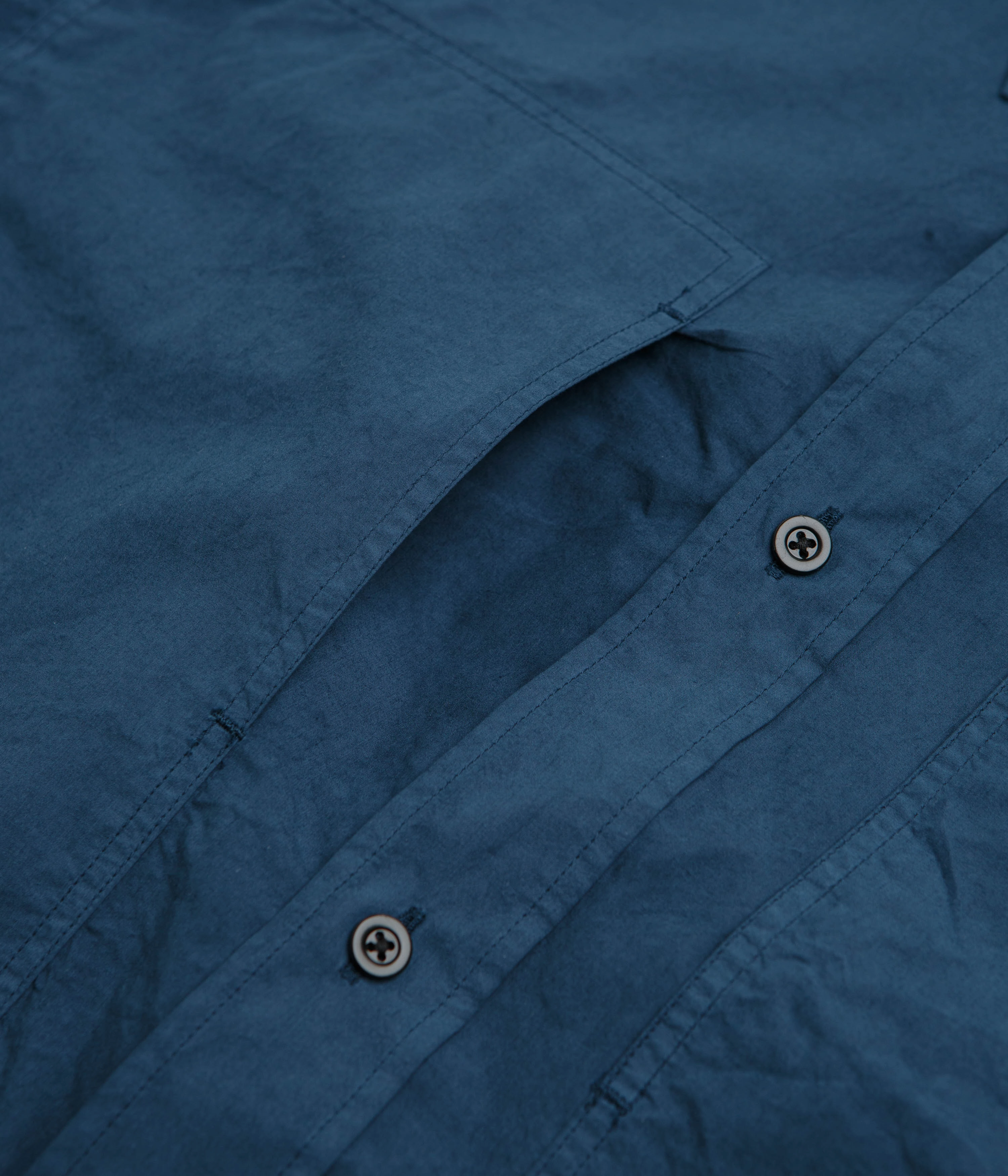 Comfort Fit Eco friendly materials Norse Projects Ole Tencel Shirt - Estate Blue