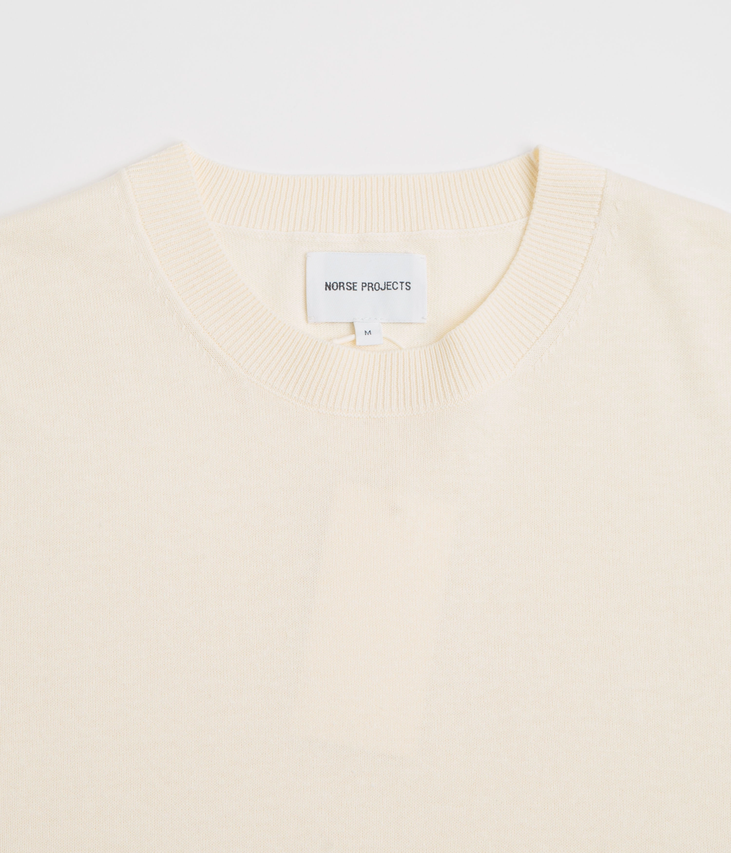 Elasticized Norse Projects Rhys Cotton Linen T-Shirt - Kit White