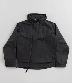 Norse Projects Textured Twill Gore-Tex 3L Stand Collar Jacket - Charcoal Grey Storm Defense graduation