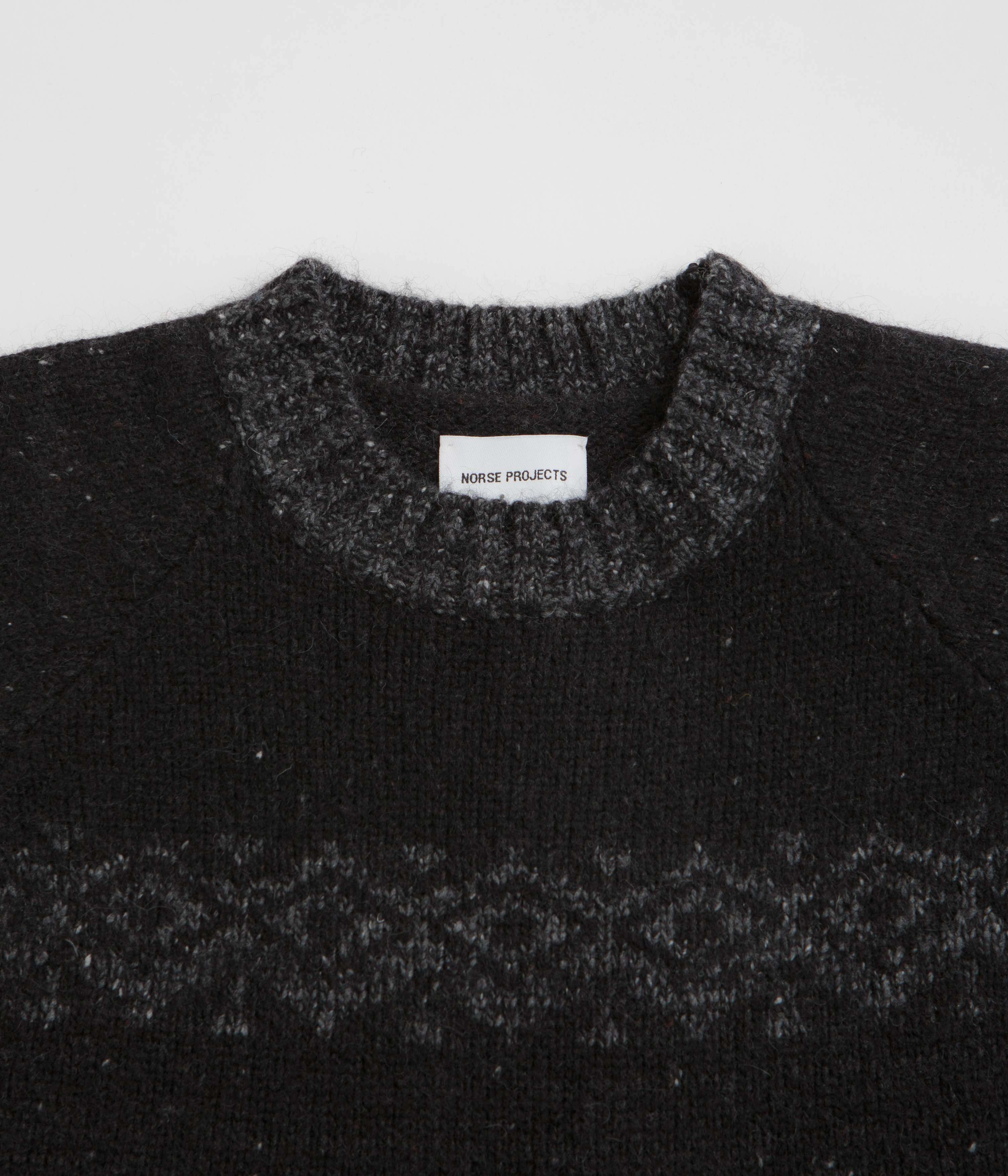 Casual Elegance Comfy Street Norse Projects Ulf Crewneck Sweatshirt - Dark Grey Melange