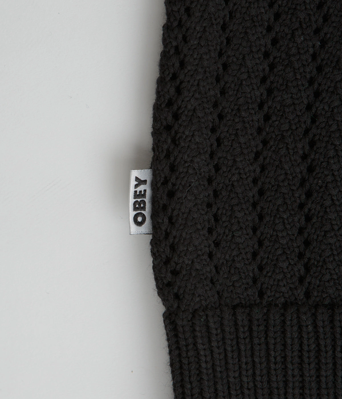 Microfiber Material Obey Dez Sweater Short Sleeve Shirt - Digital Back