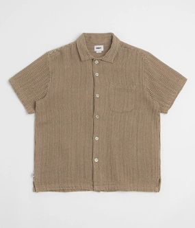 Tagless Labeling Obey Horace Short Sleeve Shirt - Unbleached Multi
