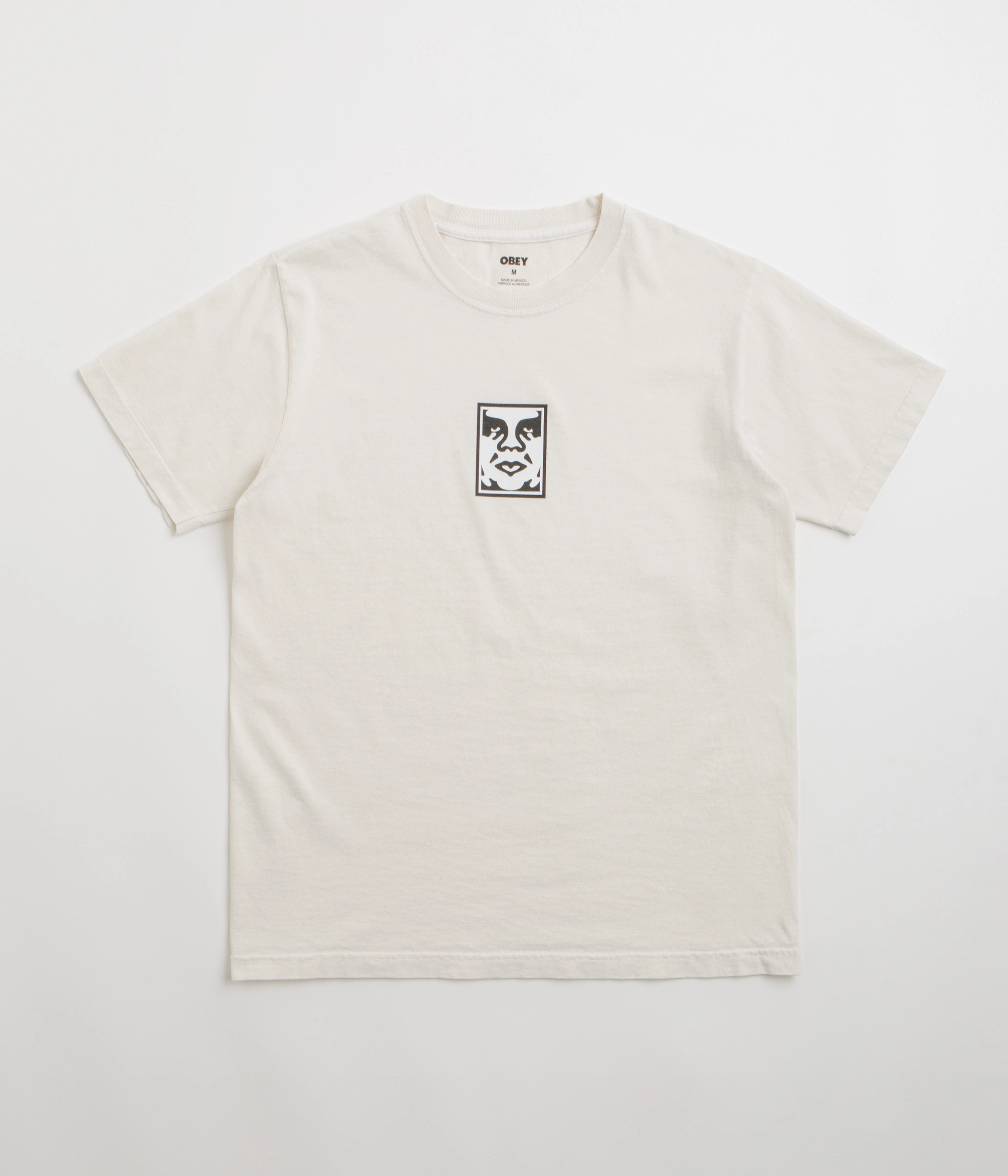 student wrap silhouette Obey Icon Face T-Shirt - Pigment Chalk