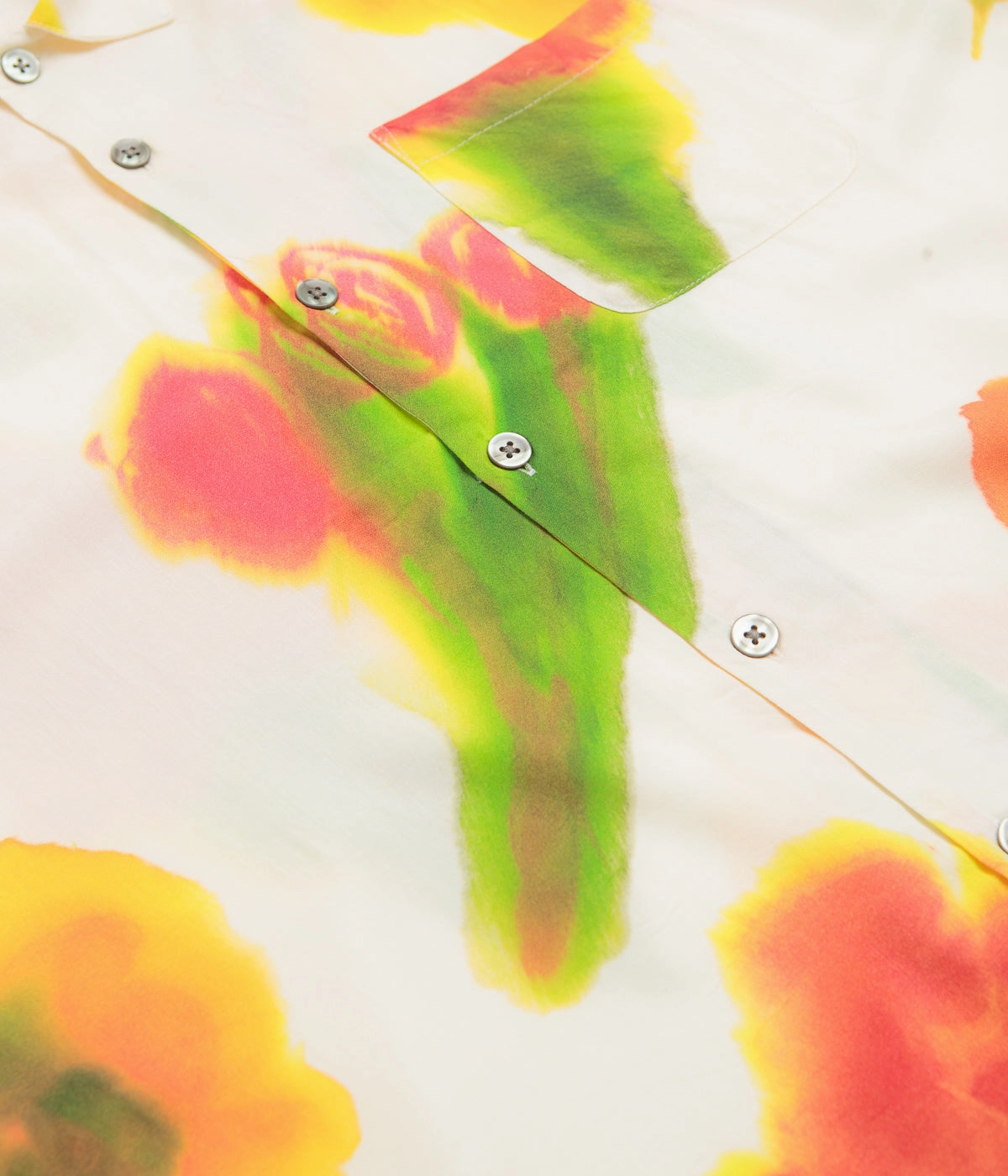 Casual Vibe Functional Fashion Obey Kinney Short Sleeve Shirt - Cream Multi