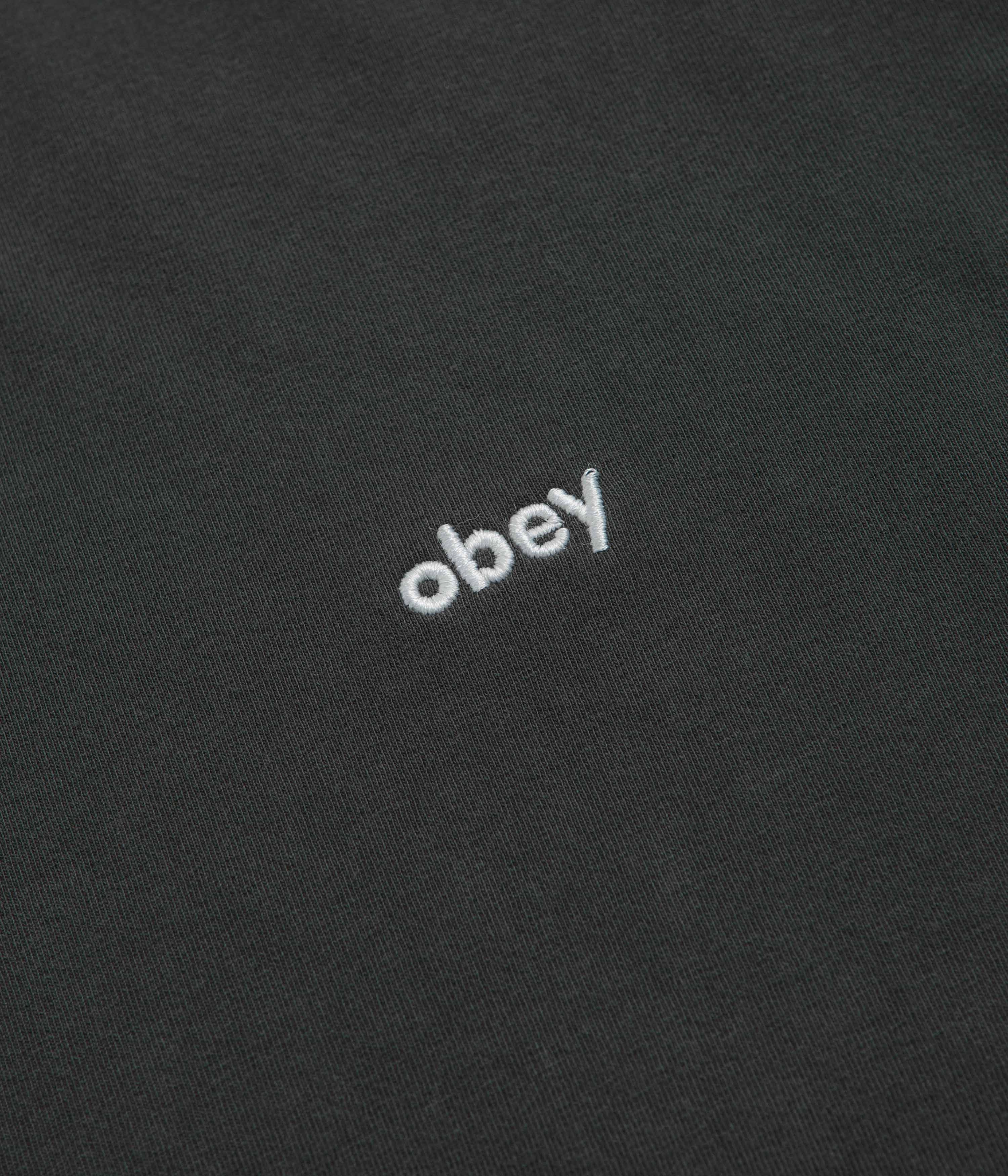 Thermoregulating Technology Obey Lowercase T-Shirt - Pigment Pirate Black