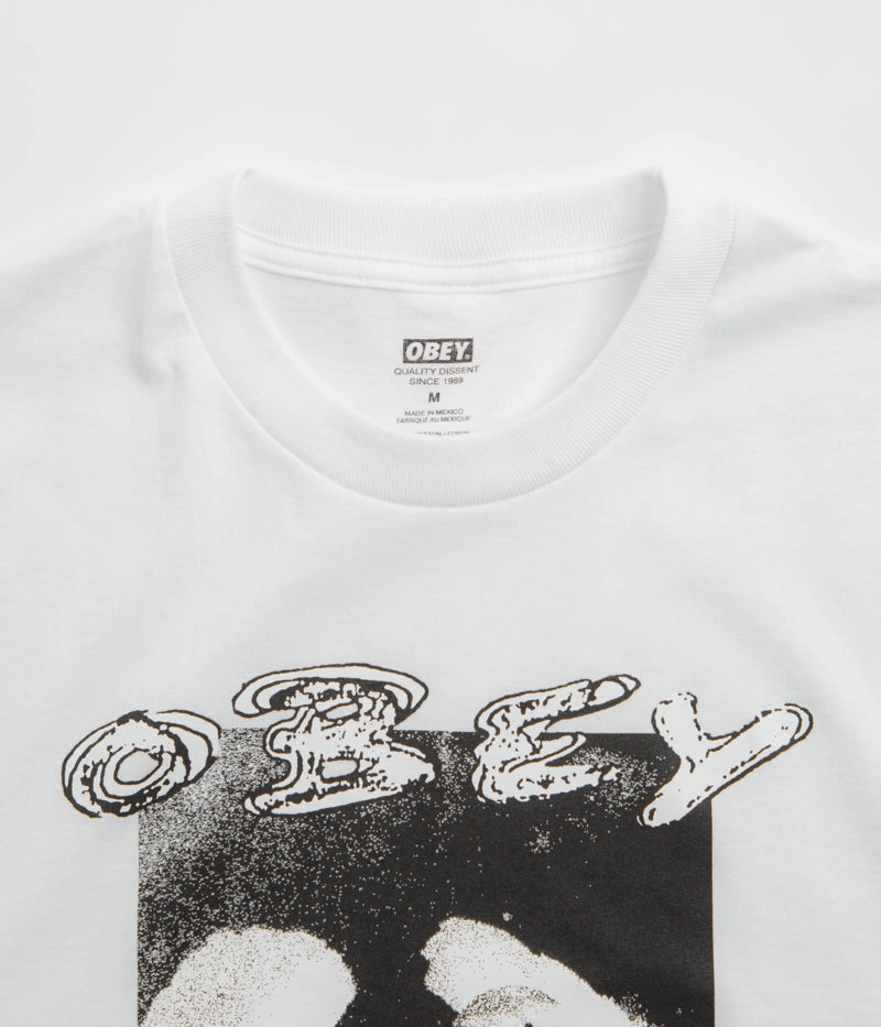 holiday season Anti-bacterial Obey Swan T-Shirt - White