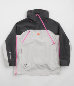 Nike ACG Chena Vortex Jacket - Light Orewood Brown / Anthracite / Summit White Hidden Compartments TearResistant Ripstop Nylon