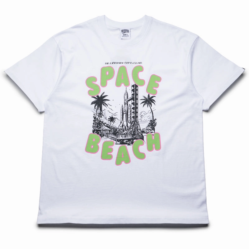 Running clothes Meditation Billionaire Boys Club Space Beach Tee - White