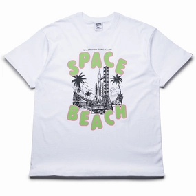 Running clothes Meditation Billionaire Boys Club Space Beach Tee - White