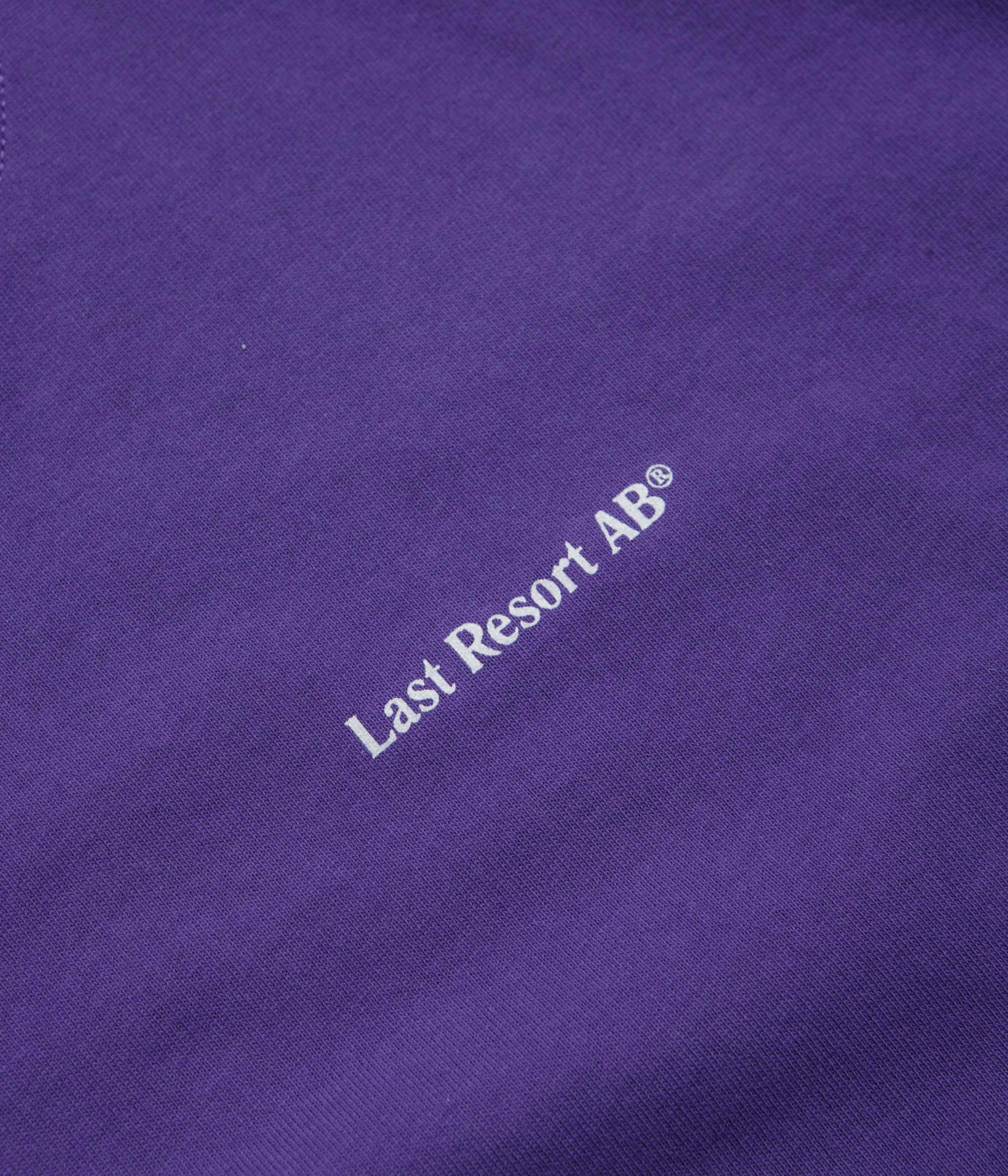 Last Resort AB Atlas Monogram T-Shirt - Heliotrope / White jeggings silhouette summer season