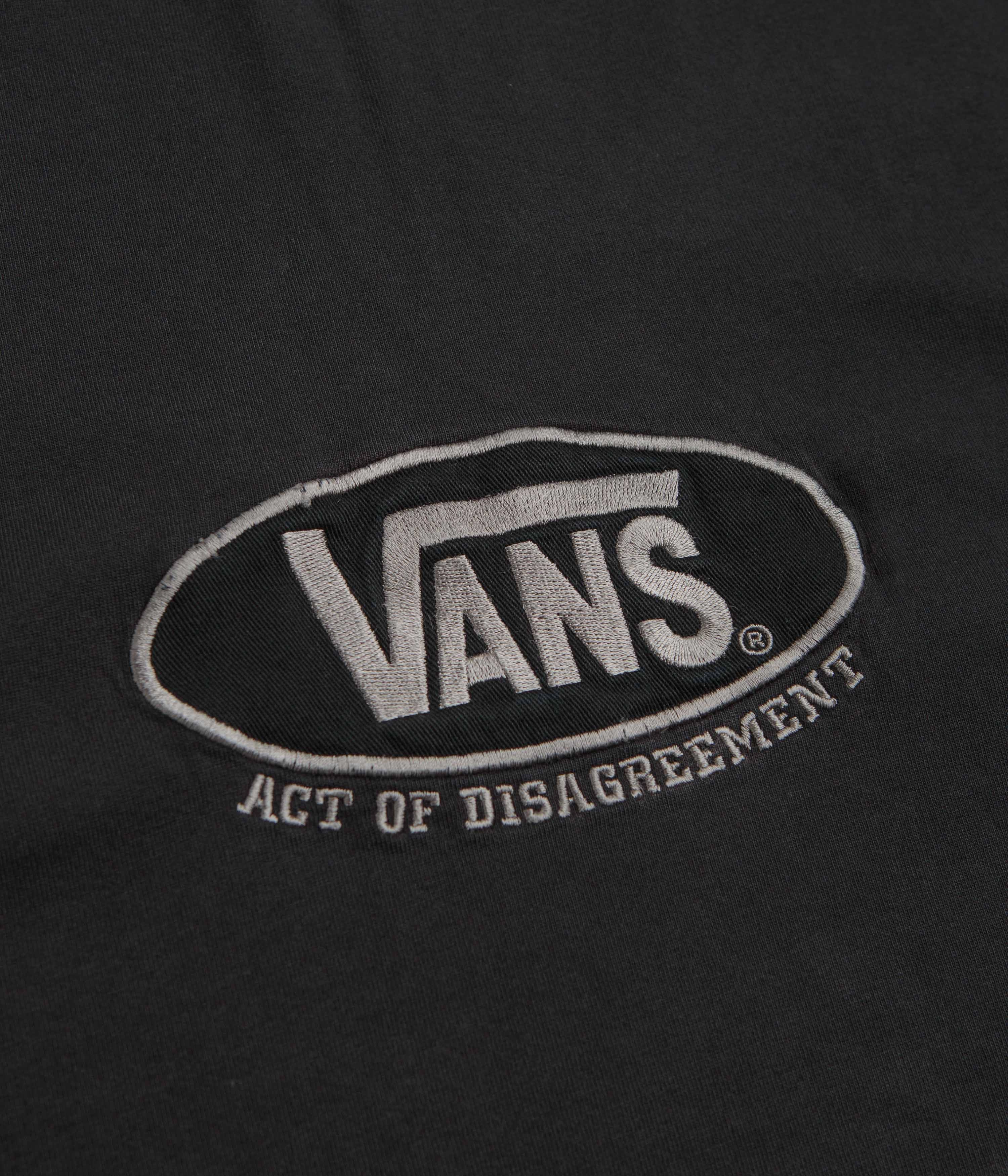 tent event hostel event Vans x SlamJam AOD Oval Logo T-Shirt - Washed Black