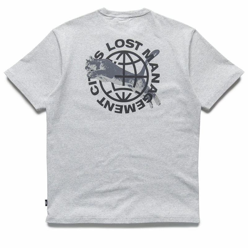 volleyball event Lost Management Cities x Puma Cat Tee - Light Gray Heather