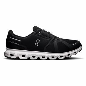 On Running Men's Cloud 6 Black/White Long-Distance Support