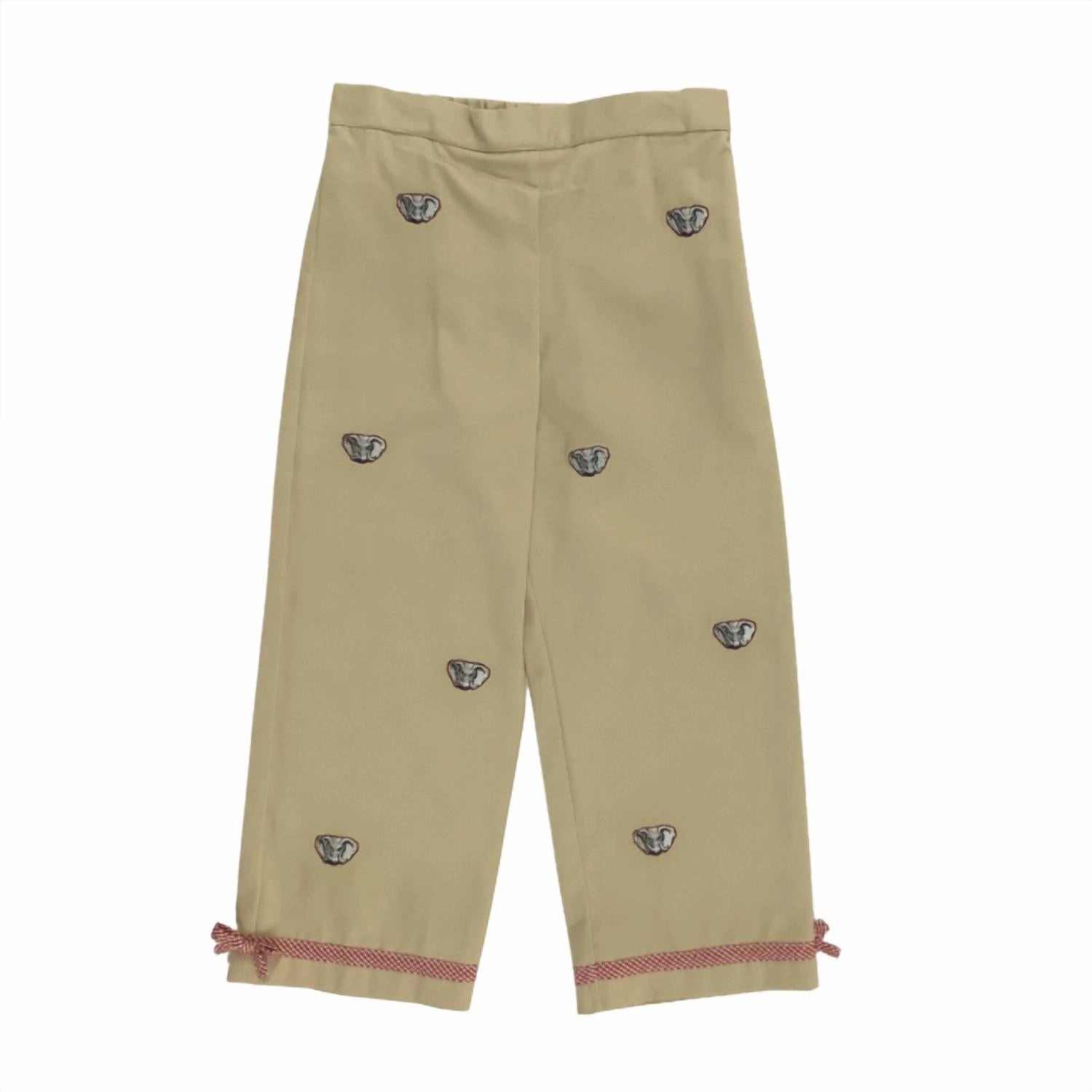 Urban Look Quick Comfort Design Girls' University Of Alabama Collegiate Pants In Beige
