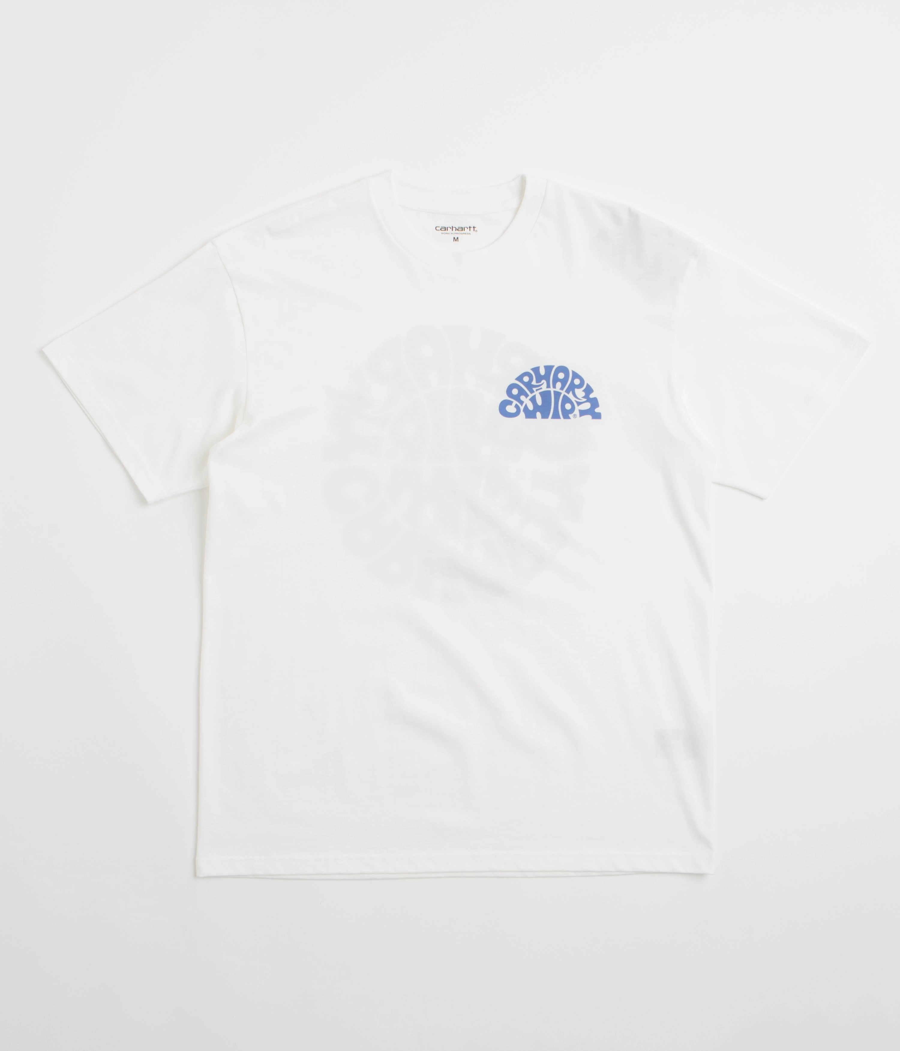 Carhartt Jazzy T-Shirt - White / Blue Iris nighttime venue