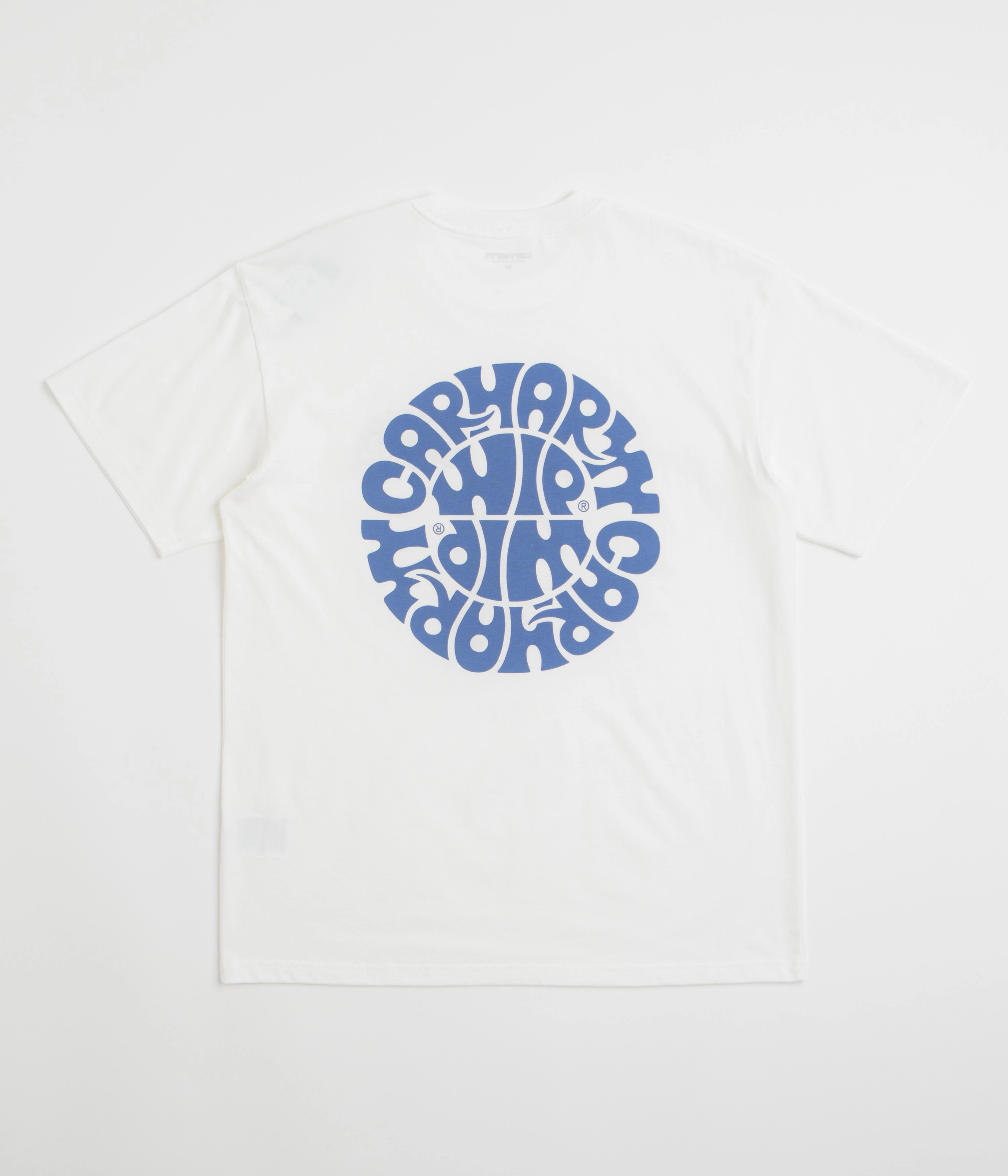 Carhartt Jazzy T-Shirt - White / Blue Iris art gallery event