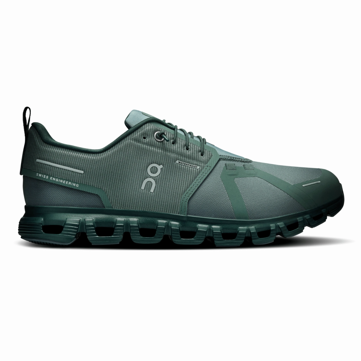 Walk Fit Memory Foam Lining On Running Men's Cloud 6 Waterproof Olive/Evergreen