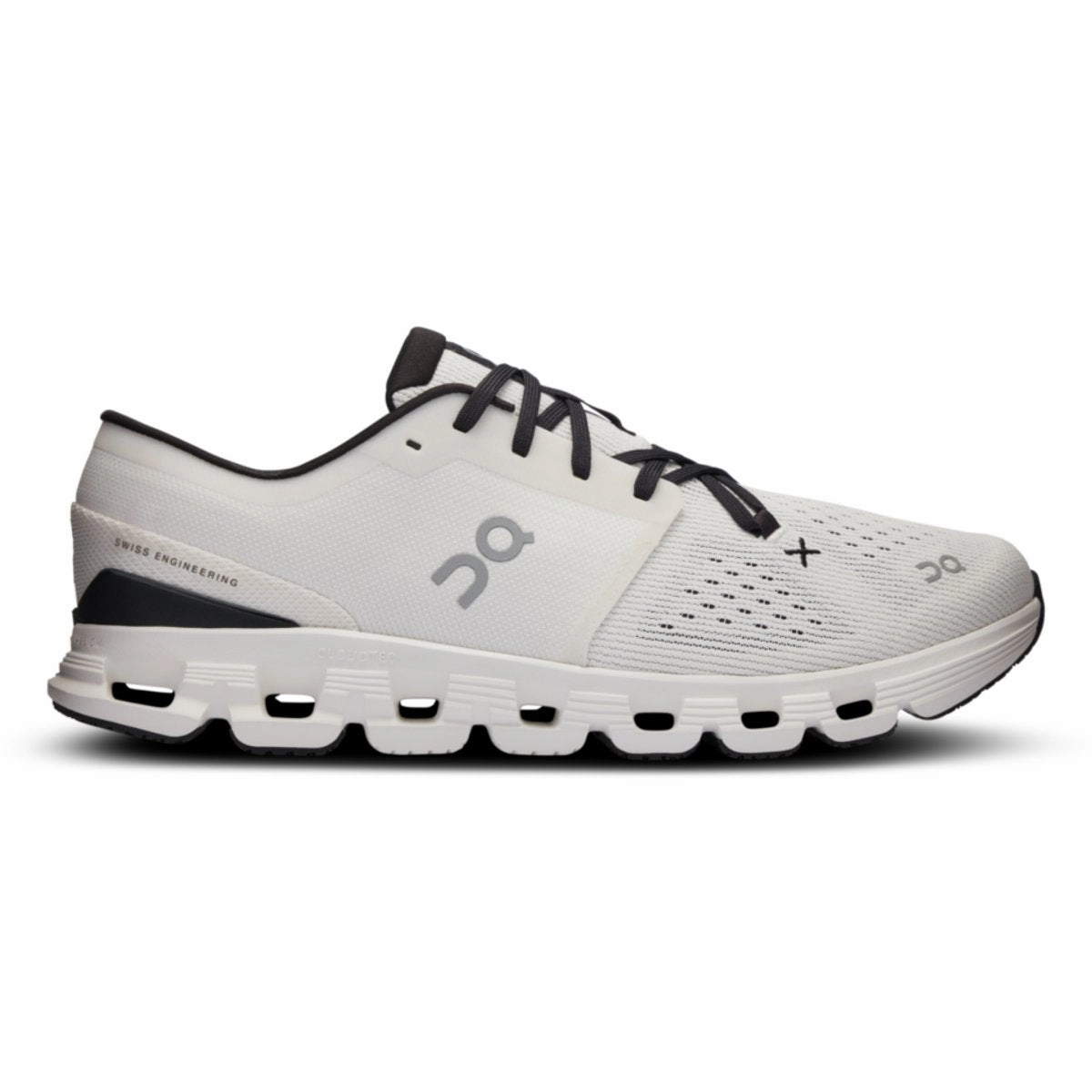 Wear Light Curved Heel Construction On Running Men's Cloud X 4 Ivory/Black