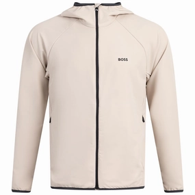 Vegan Commuter Hooded Jacket Medium Beige