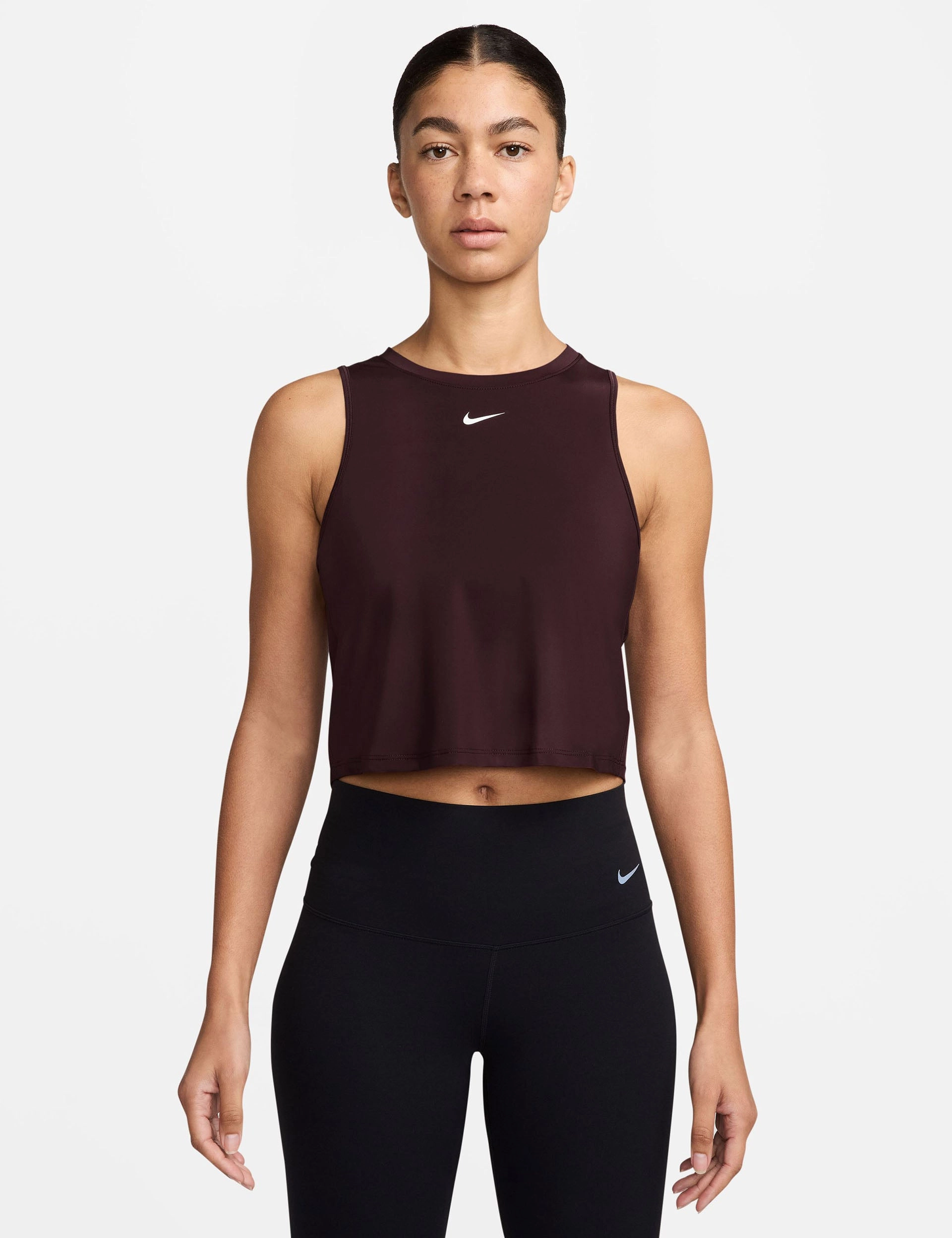 One Classic Dri-FIT Cropped Tank - Burgundy Crush Anti Static Treatment chemical storage