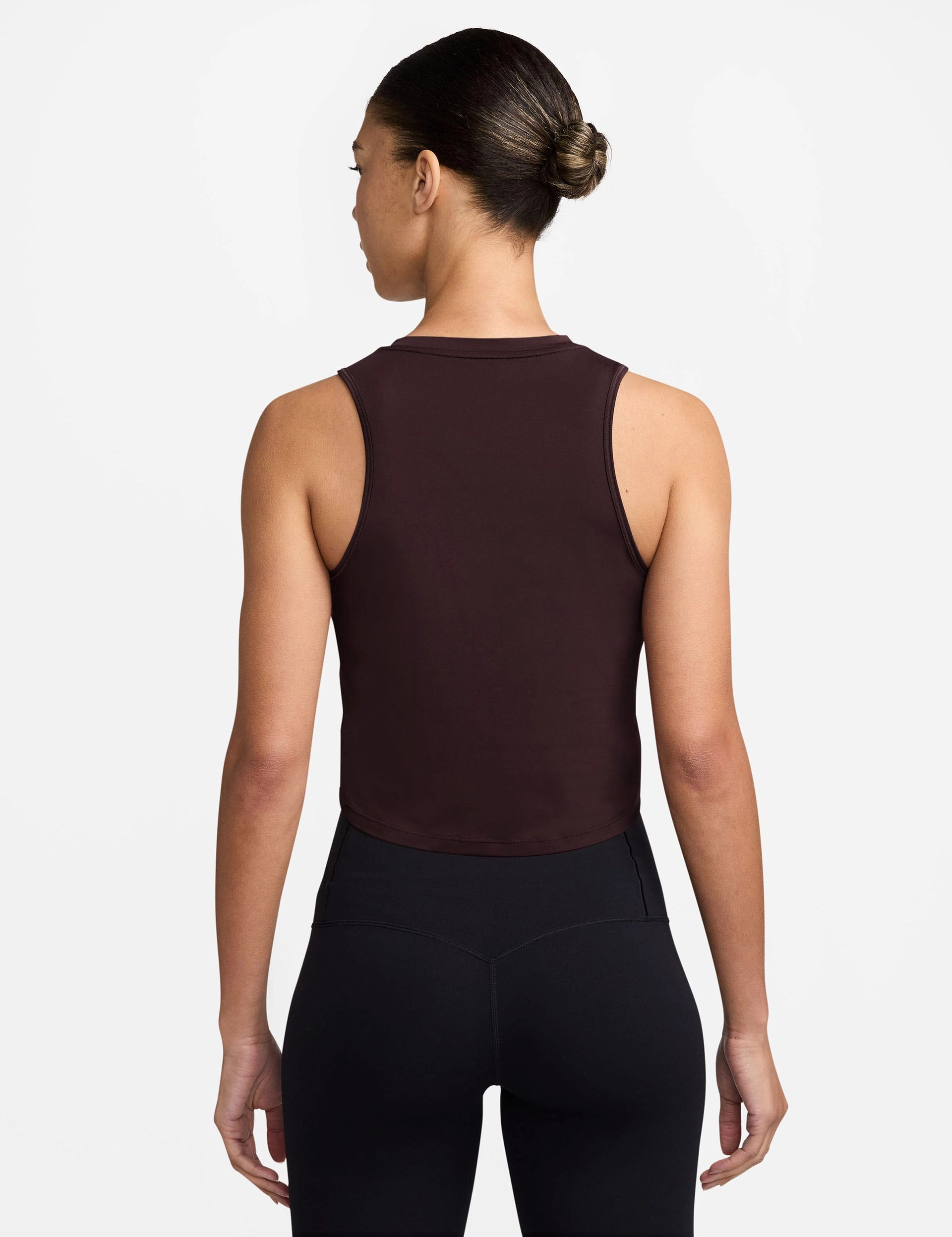 One Classic Dri-FIT Cropped Tank - Burgundy Crush air based
